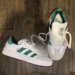 Adidas samba XLG in White and Green